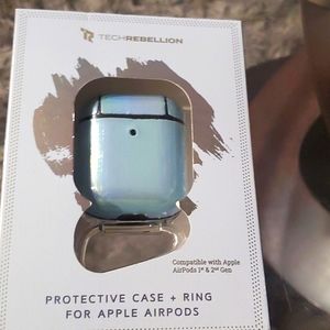 Protective Case + Ring for Apple Airpods